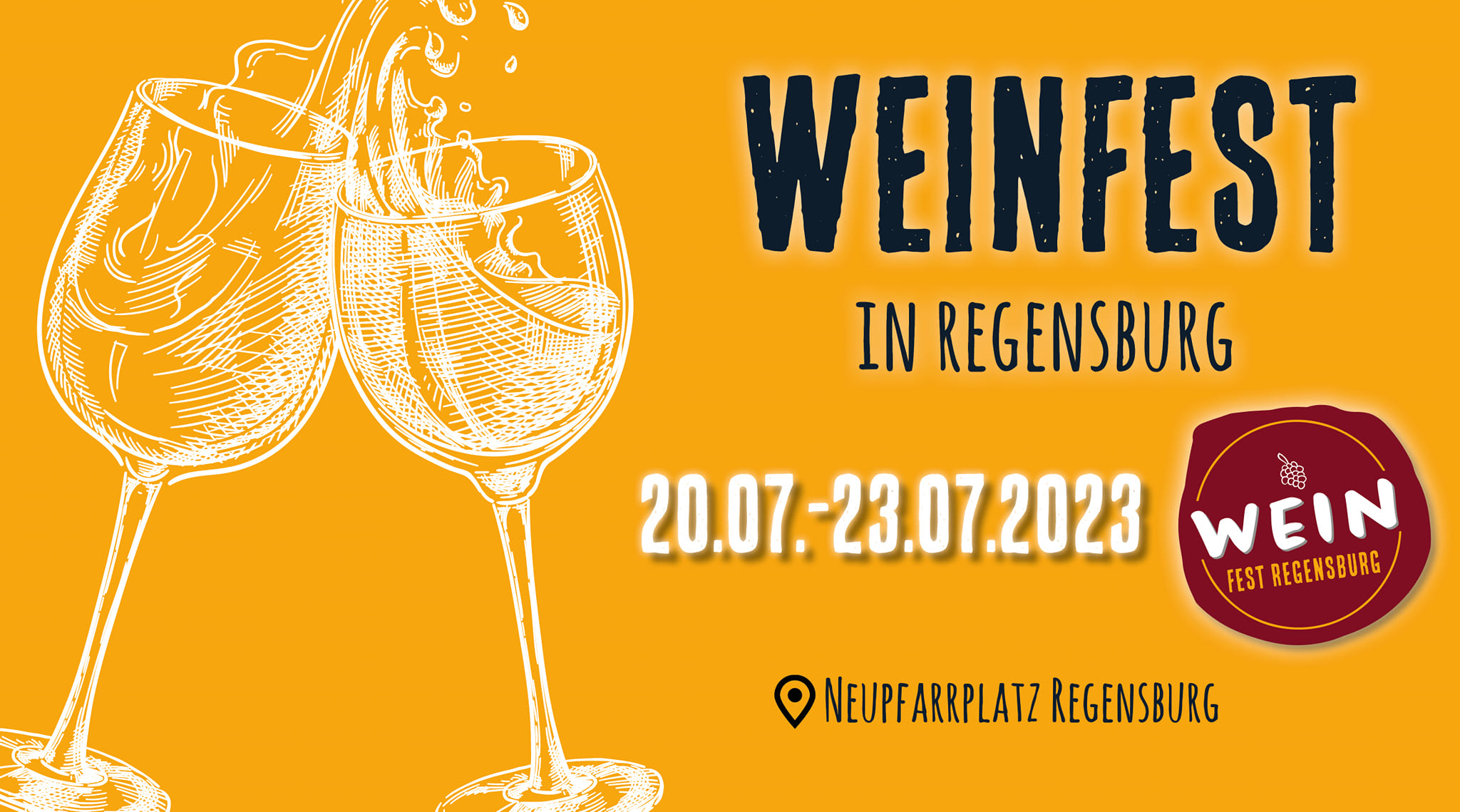 Weinfest Regensburg Plakat