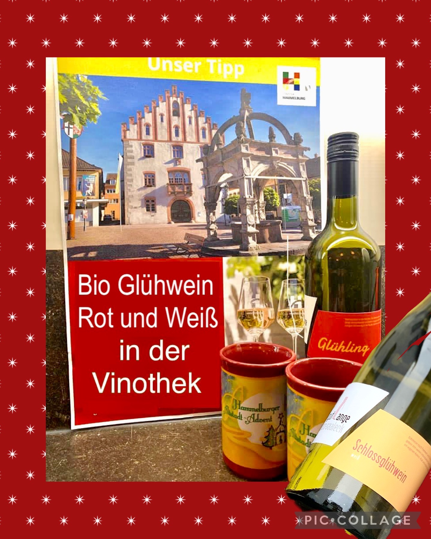 Glühwein in Vinothek